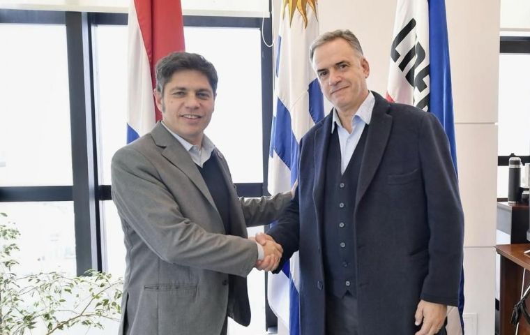 Kicillof, governor since 2019 and a former economy minister, described the meeting as an opportunity to hear the Uruguayan leader's reading of the international situation
