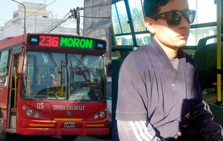 The situation came to light when the bus scraped another vehicle belonging to the same company