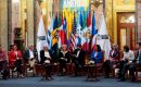 It is necessary to reframe the dialogue between the north and south of the Americas in more equal terms, said the meeting's coordinator, David Adler, at the closing session held at the Teatro Sol&iacute;s