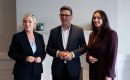 Prime Minister Andy Burnham with Northern Ireland First Minister Michelle O&rsquo;Neill and Deputy First Minister Emma Little-Pengelly in Belfast 