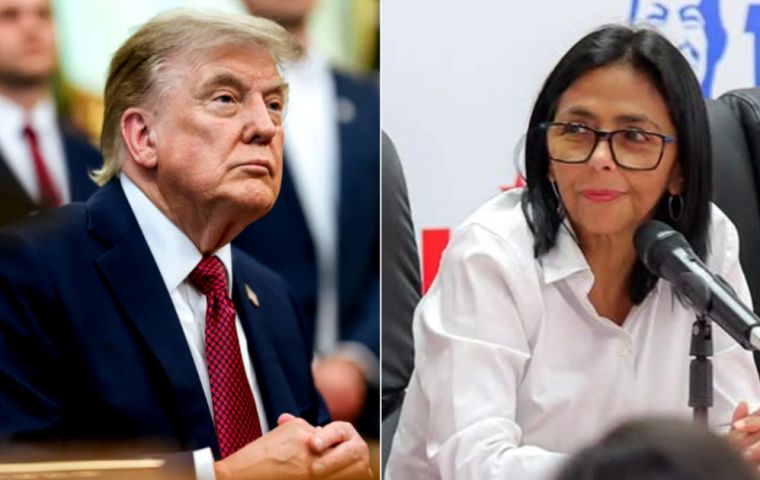 Delcy wants it, but they are not ready yet, he said in the Oval Office, referring to acting president Delcy Rodr&iacute;guez