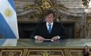 Milei said he would sign a decree that same night to speed up the sanctions procedures against those involved in oil extraction in what he called Argentine territory under British occupation