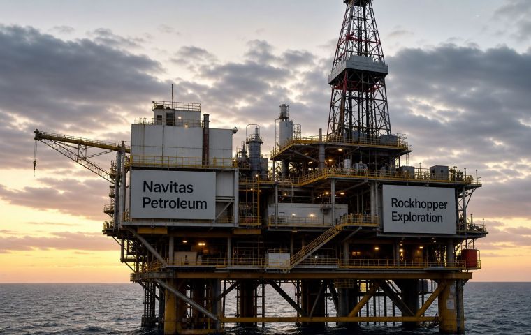 ”The partnership operates pursuant to valid petroleum licences lawfully granted to it by the government of the Falkland Islands, a self-governing UK Overseas Territory
