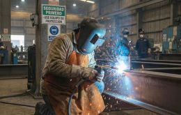 Year-on-year, the manufacturing industrial production index fell 4.9% from July 2025, while the trend-cycle series was down 0.9% on the month