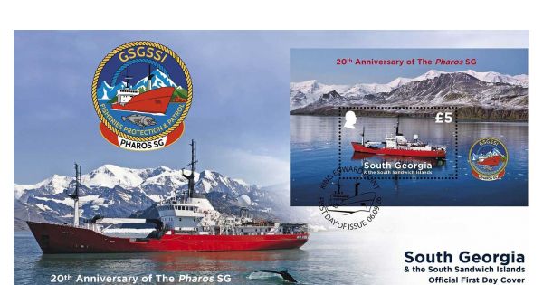 South Georgia Fisheries Protection Vessel, 20th Anniversary of Pharos SG