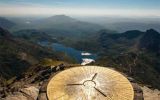 Eryri, is a national park mountainous region in North Wales with all 15 mountains over 3000 feet high, including Snowdon, which is 1,085 metres tall