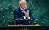 Brazilian democracy belongs to Brazilians, he said towards the end of his address