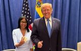 Hours earlier, in his address to the General Assembly, Trump had called Maduro an outlaw dictator and said hundreds of political prisoners had been freed since his capture in January
