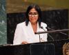 Delcy Rodríguez tells the UN there will be elections in Venezuela, without setting a date