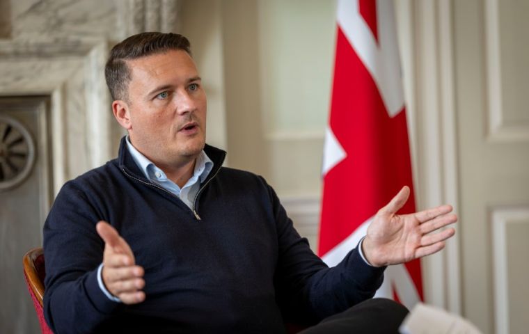 Streeting also said this issue was settled in 1982 and that the will of the archipelago's residents, the overwhelming majority of whom choose to be British, remains unchanged
