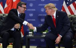 Donald Trump muses about transferring part of our territory to Ireland. The EU threatens us with illegal car and steel tariffs