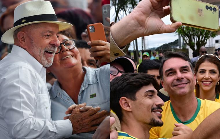 The survey, commissioned by the newspaper O Globo and TV Globo, was carried out from Thursday to Sunday with 2,400 interviews nationwide and a margin of error of two percentage points