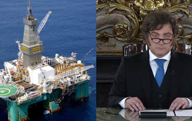Argentina demanded that the United Kingdom take the necessary measures within that period to prevent the start or continuation of hydrocarbon exploitation and refrain from granting new permits