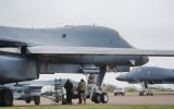 The base, in Gloucestershire, is a forward operating location for the US Air Force's Global Strike Command