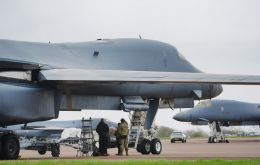 The base, in Gloucestershire, is a forward operating location for the US Air Force's Global Strike Command
