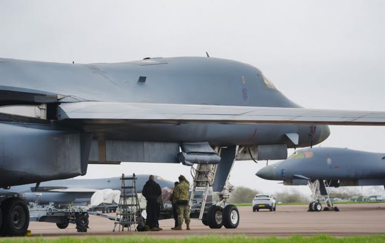 The base, in Gloucestershire, is a forward operating location for the US Air Force's Global Strike Command