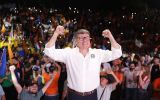 In Ciudad del Este, Daniel Pereira Mujica of the opposition Yo Creo party won with 72.83%, keeping the city in the hands of the party previously led locally by Miguel Prieto