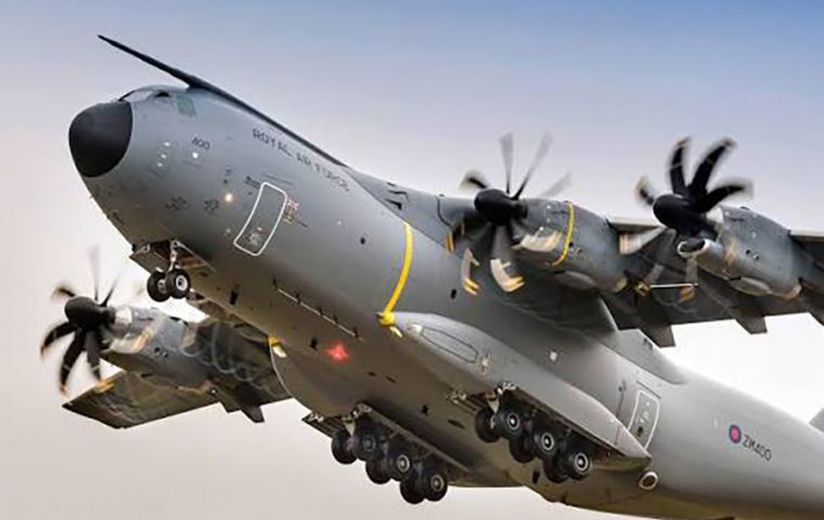 The British Forces South Atlantic Islands command utilizes the A400M's long-range capabilities to secure and monitor the remote British Overseas Territory.