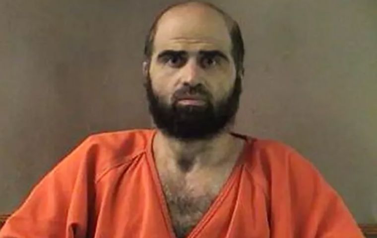 Hasan, then an Army major, opened fire with a semi-automatic pistol on November 5, 2009, at a medical centre on the base where soldiers were being prepared for deployment to Afghanistan
