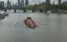 The vessel used pigskin bladders filled or emptied of water to rise or submerge (Picture: BFBS)
