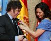 Milei arrives in Madrid mid-campaign and will meet Ayuso but not Sánchez