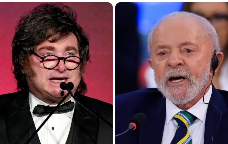 It is not the first time Milei has called Lula a &ldquo;thief&rdquo;. On October 7 he posted an image of the Brazilian president with that word on Instagram