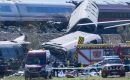 The collision occurred shortly before 9 a.m. at kilometre 118 of the line