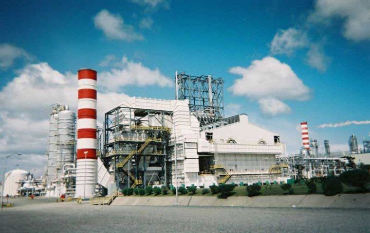 Metanex plant located in Magallanes, XII Region