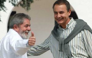 Pte. Lula and PM Zapatero