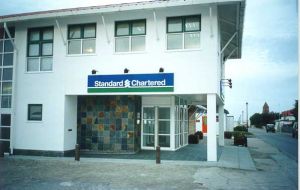 Falklands' Standard Chartered Bank branch is operating since 1983