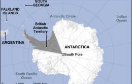 Antarctic sector claim by UK