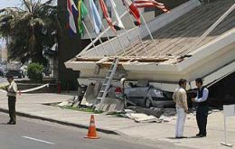 The quake was centered 106km west of Calama