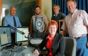 Station Controller Corina Bishop in one of the two new studios