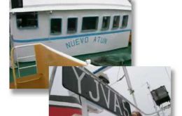 “Nuevo Atun” while docked in Vigo to undergo safety inspections