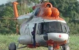 MI-17 helicopters arrived in Colombia on Friday