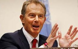Blair 'excited' by bank role