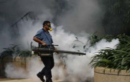 Fumigation to avoid the 1.4 case of Dengue per minute