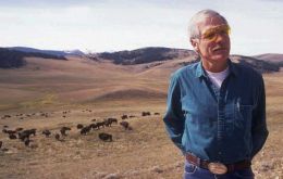 Ted Turner in one of his ranchers