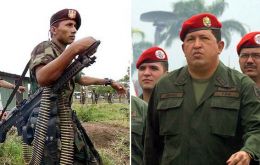 Pte. Chavez sends strong message to the leaders of FARC