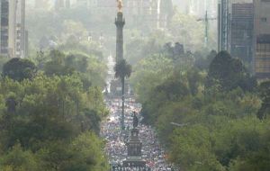  Mass anti-crime rallies in Mexico City