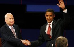 MacCain & Obama after the debate