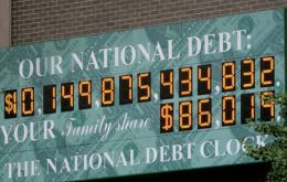 The National Debt Clock in NY