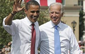 US elected-president Barack Obama and his vice-president Senator Joseph Beden