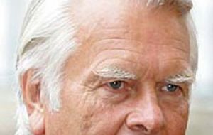 Ex Foreign Secretary David Owen who tried to hide the occupation of Thule