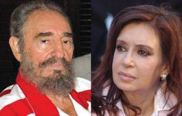 Fidel received CFK for half an hour