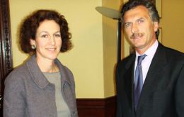 Gillian Merron from FCO meets Bs. Aires Mayor Mauricio Macri