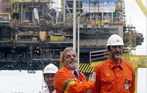 We're going to extract the first barrels of oil at a depth of 6,000 meters. That is no small feat” said President Lula da Silva