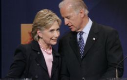 Secretary of State Hillary Clinton and Vice President Joe Biden