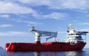 M/V Skandi Patagonia has been contracted for the task
