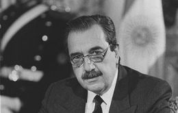 Former President Raúl Alfonsín
